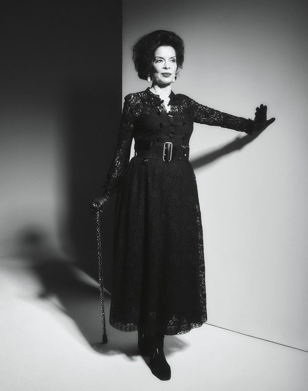 bianca jagger black dress Bianca Jagger On Timeless Style and Dior's Enduring Influence