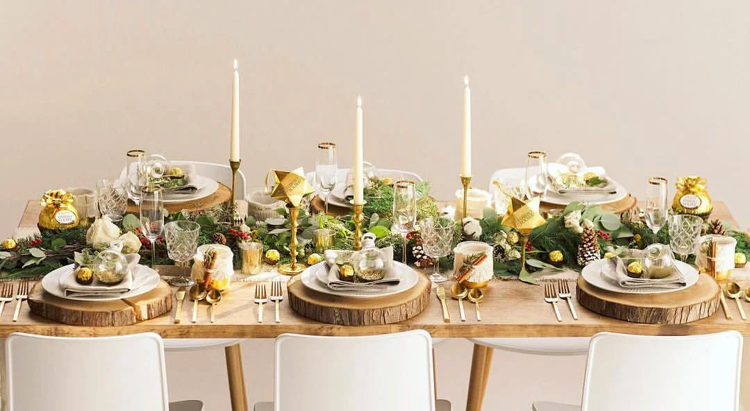 Brand-shoot-Ferrero-Rocher-wood-rustic-setting