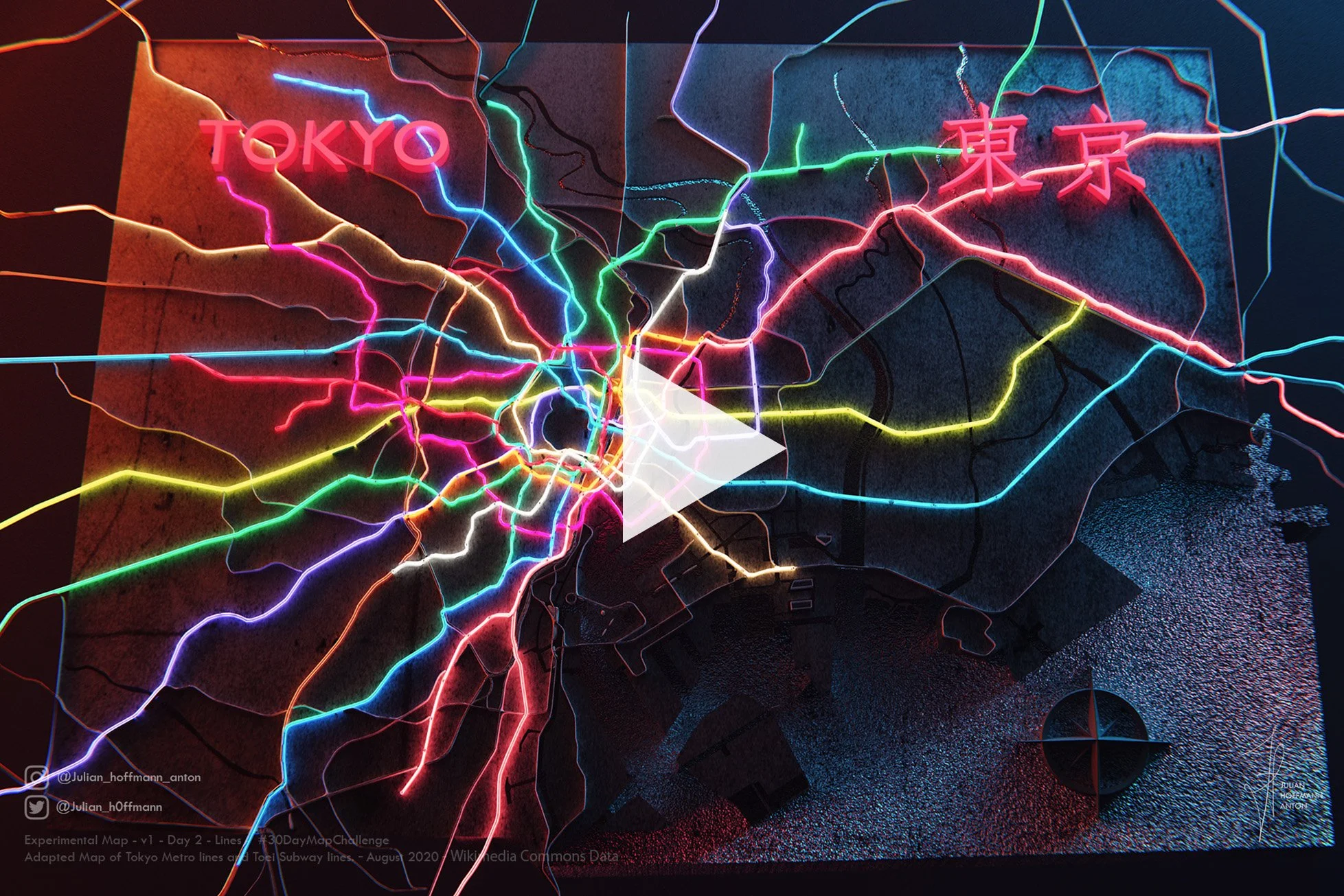 30DayMapChallenge in 1min (2022)