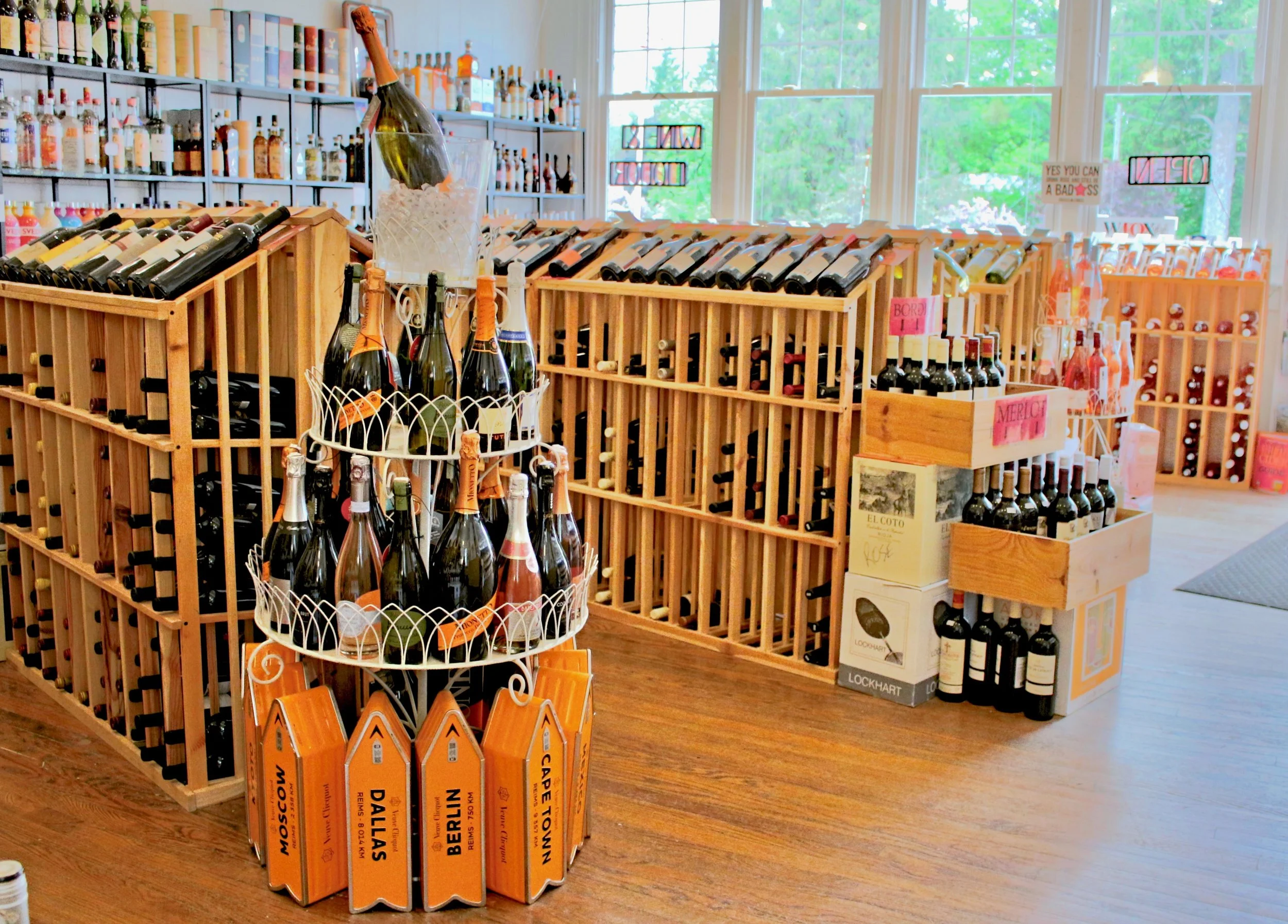 Celebrate your trip to the Catskills - lots of bubbly awaits you at Roxbury Wine & Spirits!