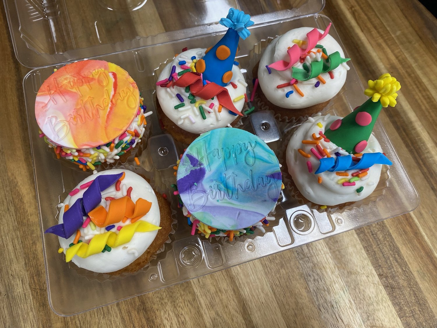 Happy Birthday Cupcakes Starry Night Bakery