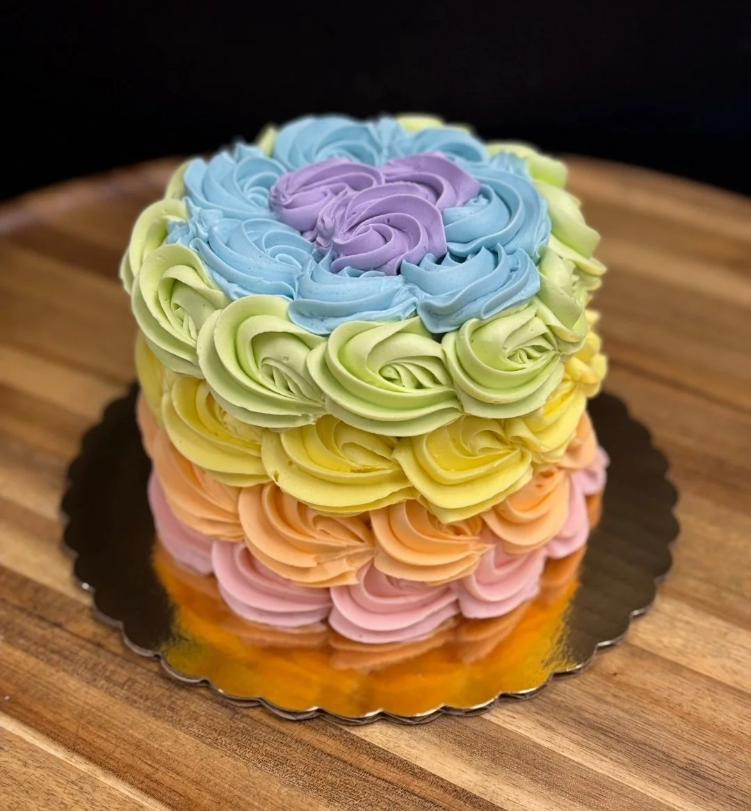 St. Patrick's Rainbow Cake