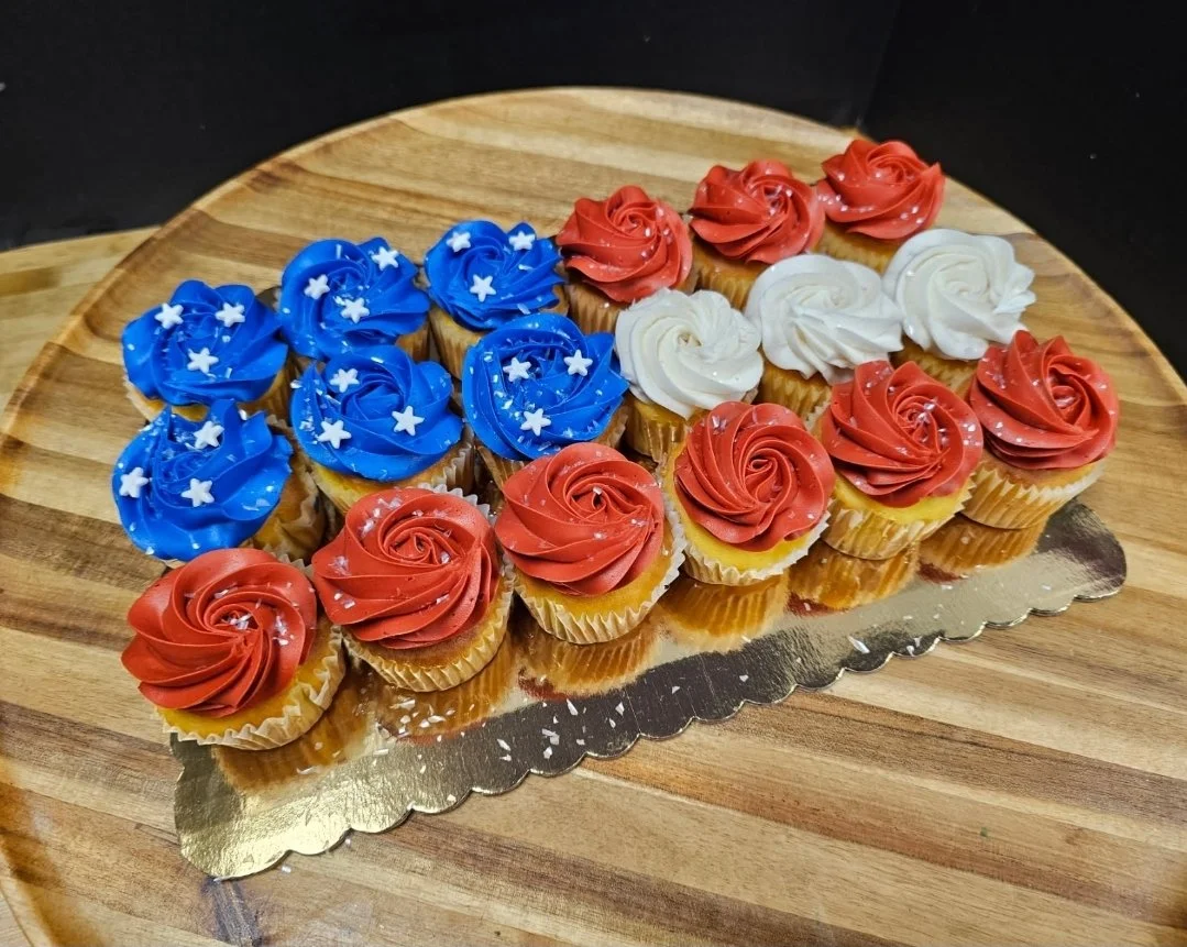 Flag Cupcake Cake