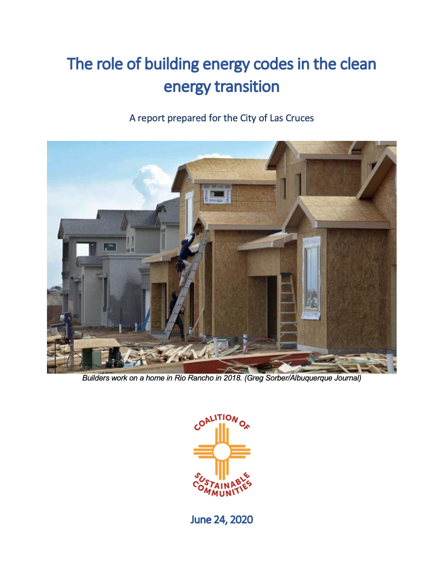 Building Energy Codes Report