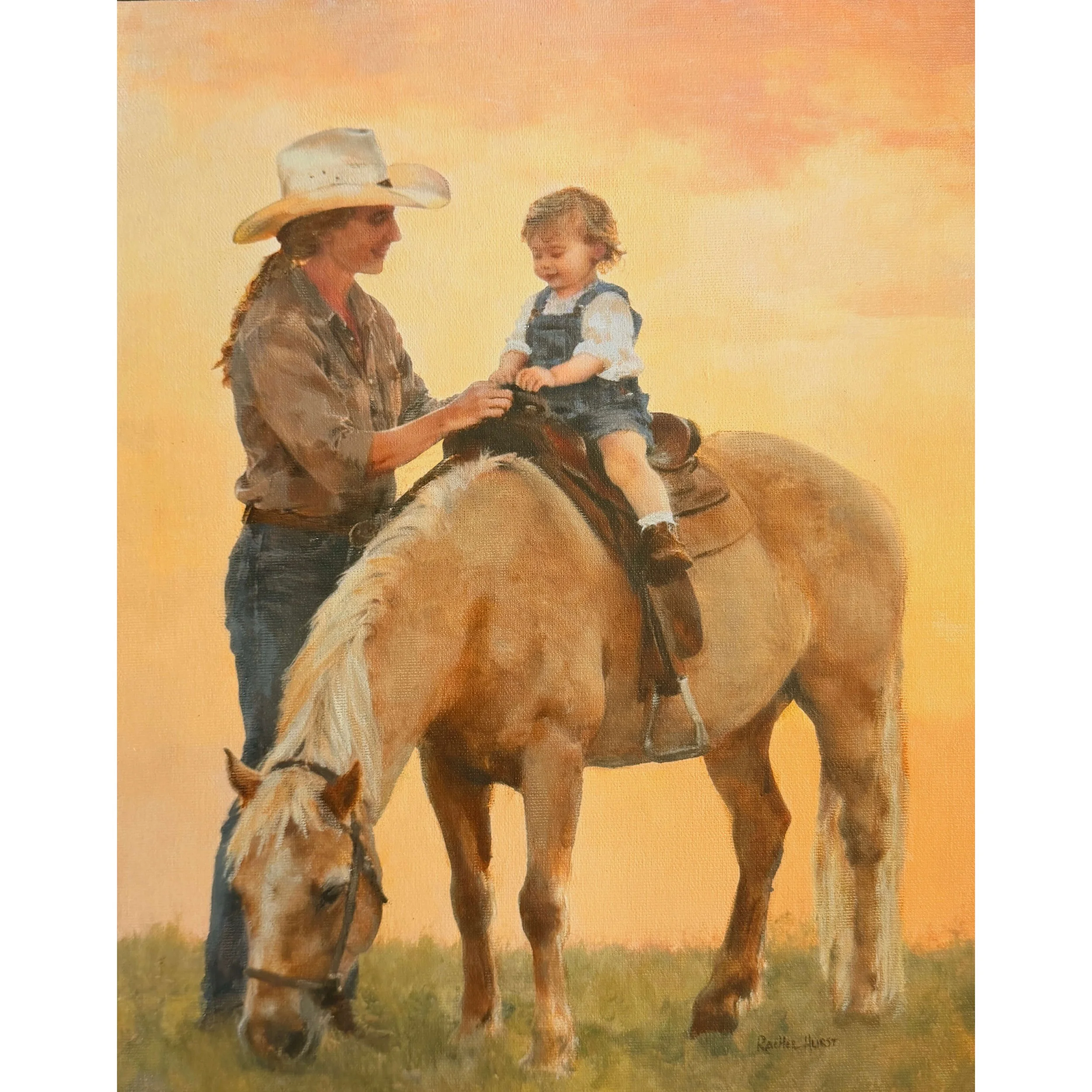 Cowgirls (mom & girl on horse) mine.jpg