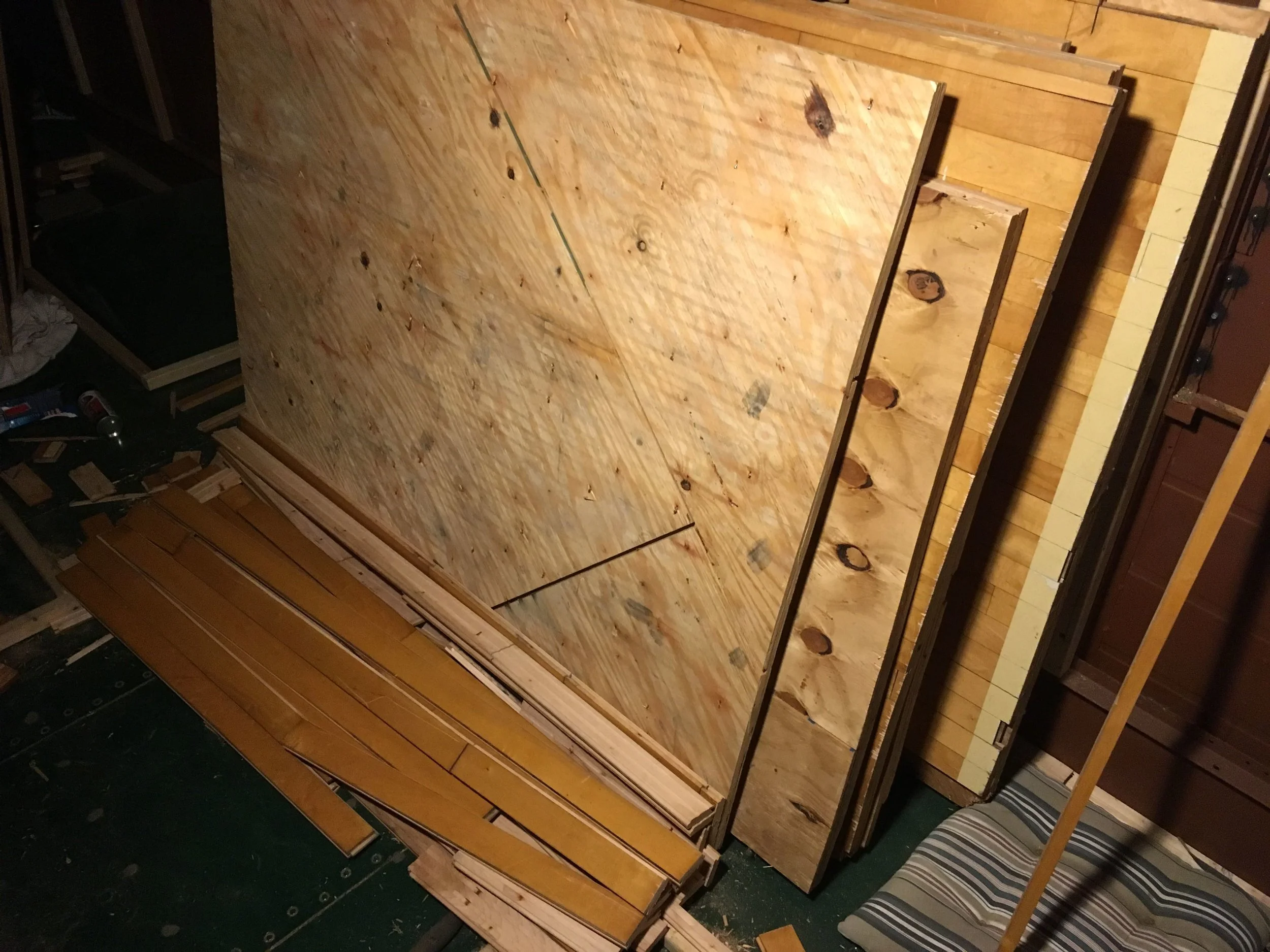 Wooden Plank Separation