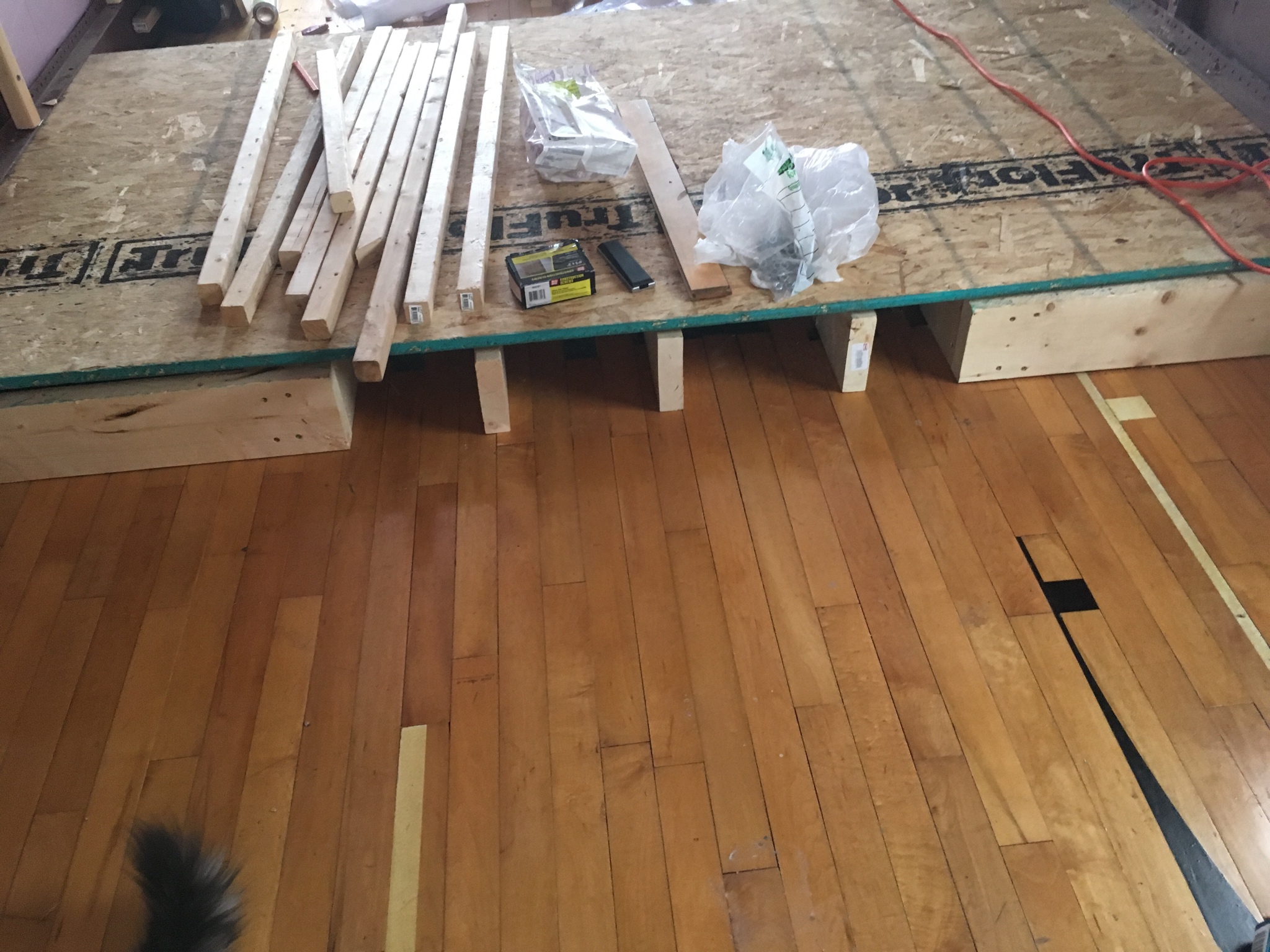 Floor for the Bathroom in Place