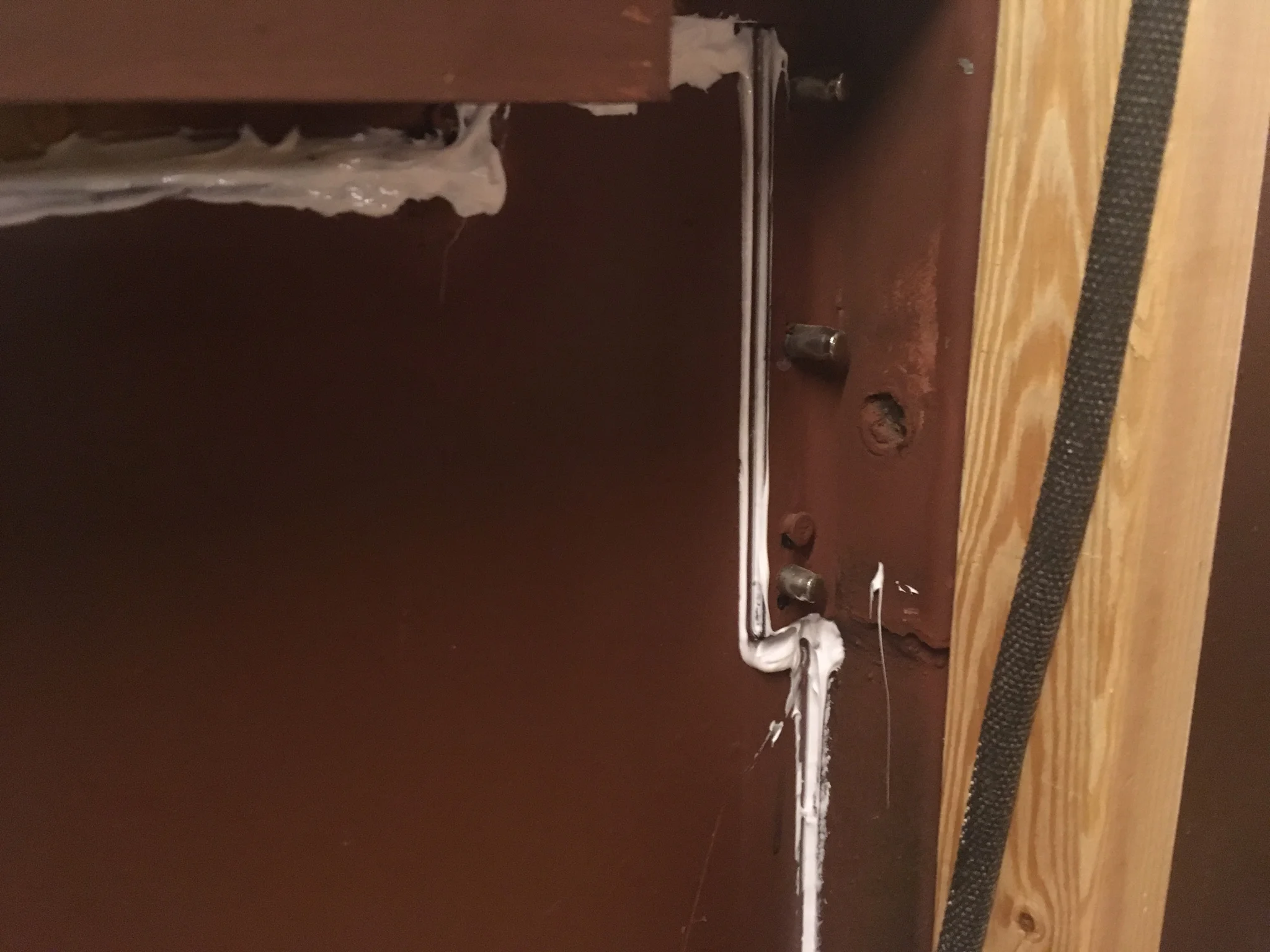 Caulking All of the Metal Seams/Joints