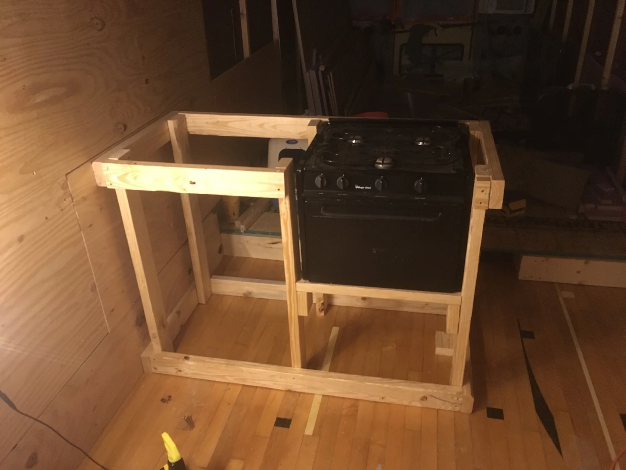 The Stove is in Place