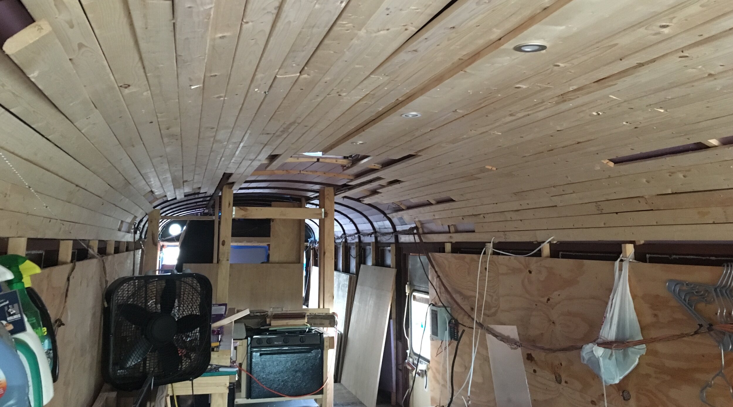 Done with the Front Ceiling!