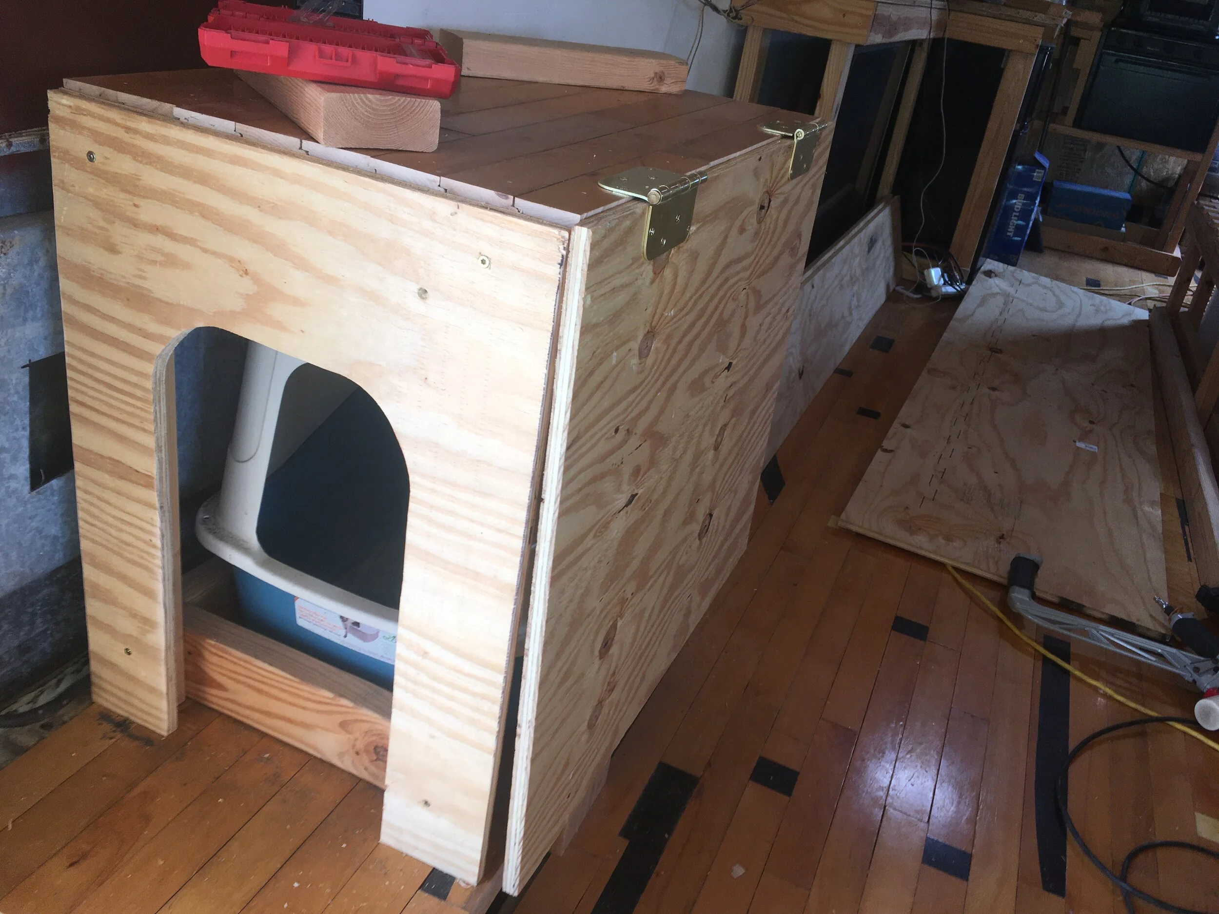 The Cat Box/Coat Rack (on Top)