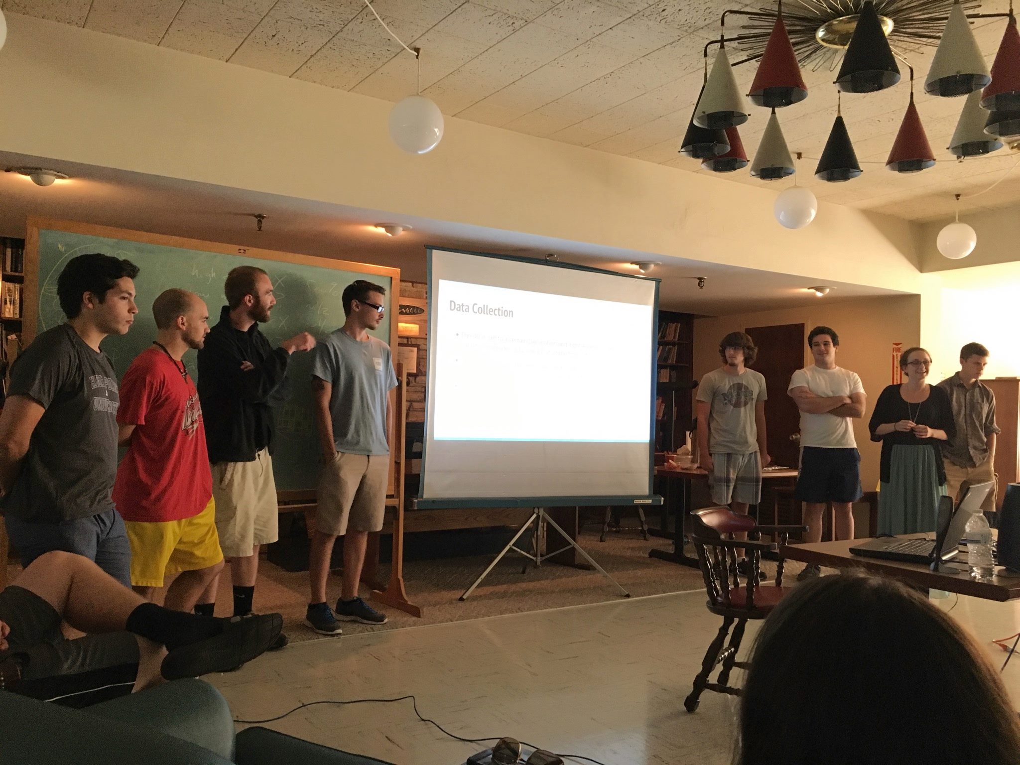 Final presentations, in the Drake Lounge