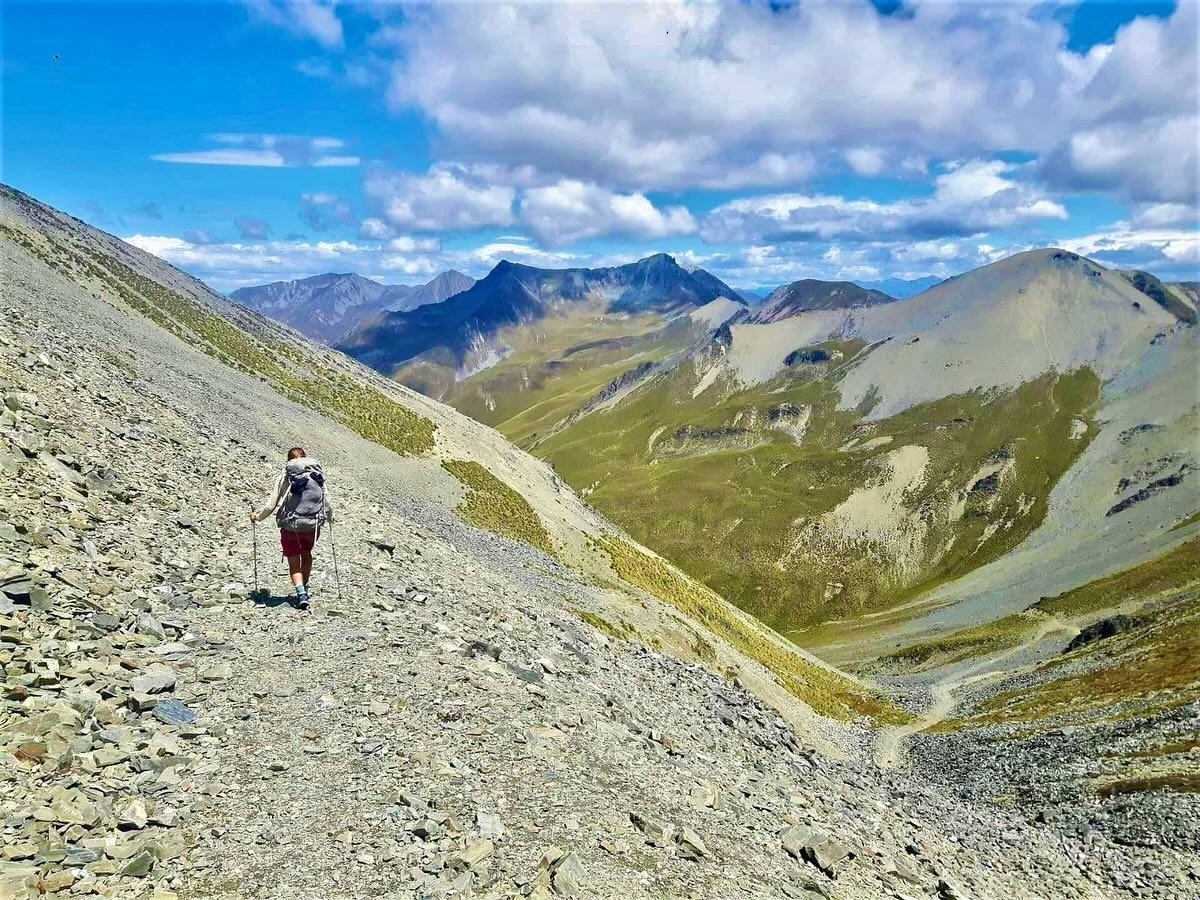 Te Araroa Day 42 blog is out! &ldquo;We struggled up the steep climb towards the iron-grey crag wall of Martha&rsquo;s Saddle. A humongous double decker dragonfly landed on my thigh, probably thinking that my screaming pink shorts were a giant flower