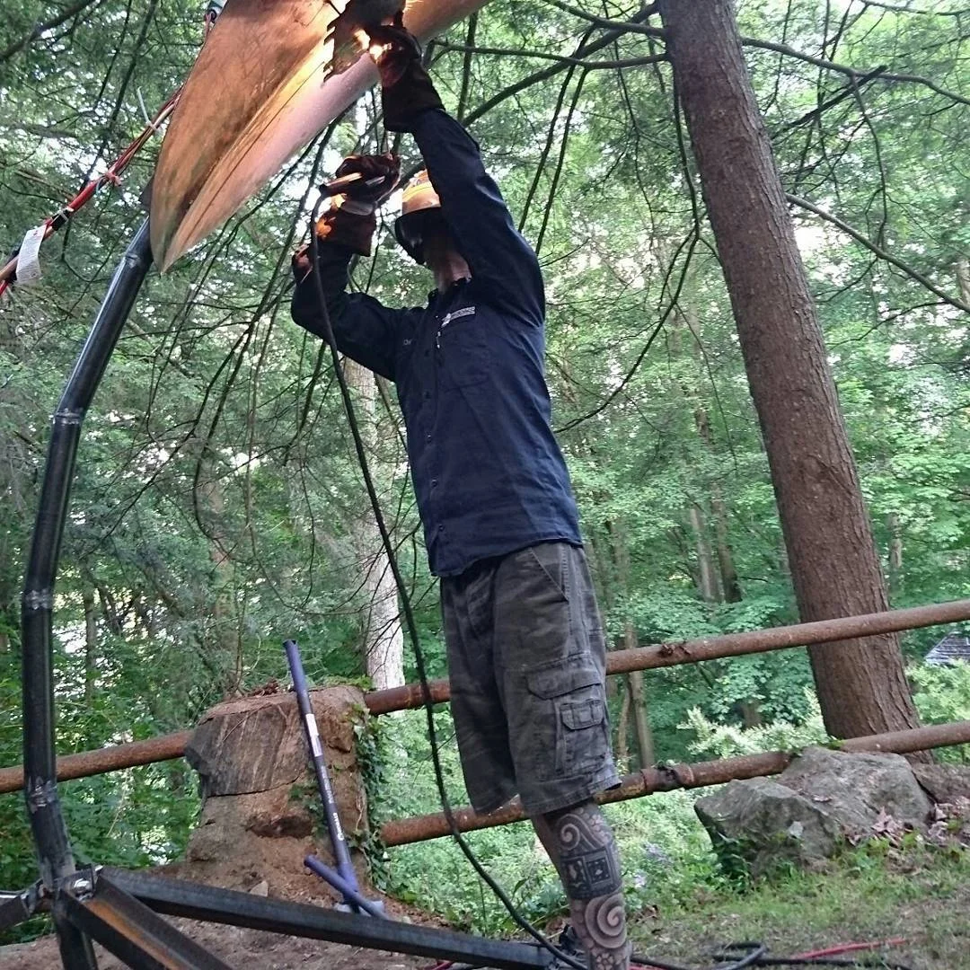  Mock Up of Art Piece, SMAW for test and installation 