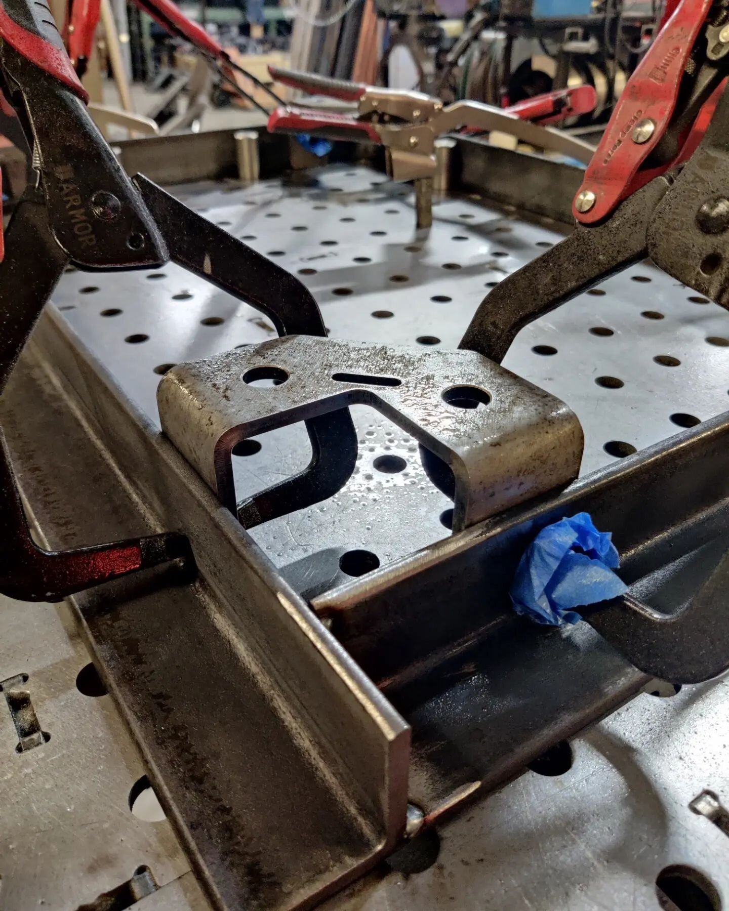 I love the smell of mig mist in the morning 😎
Get a nice sheen on anything important and let er rip
🚁 💥💥💥

Well evening, but who's counting 🤫
Knocking out a pump riser before packing it in, what did you get up to today?

 Git Some, it's Monday 