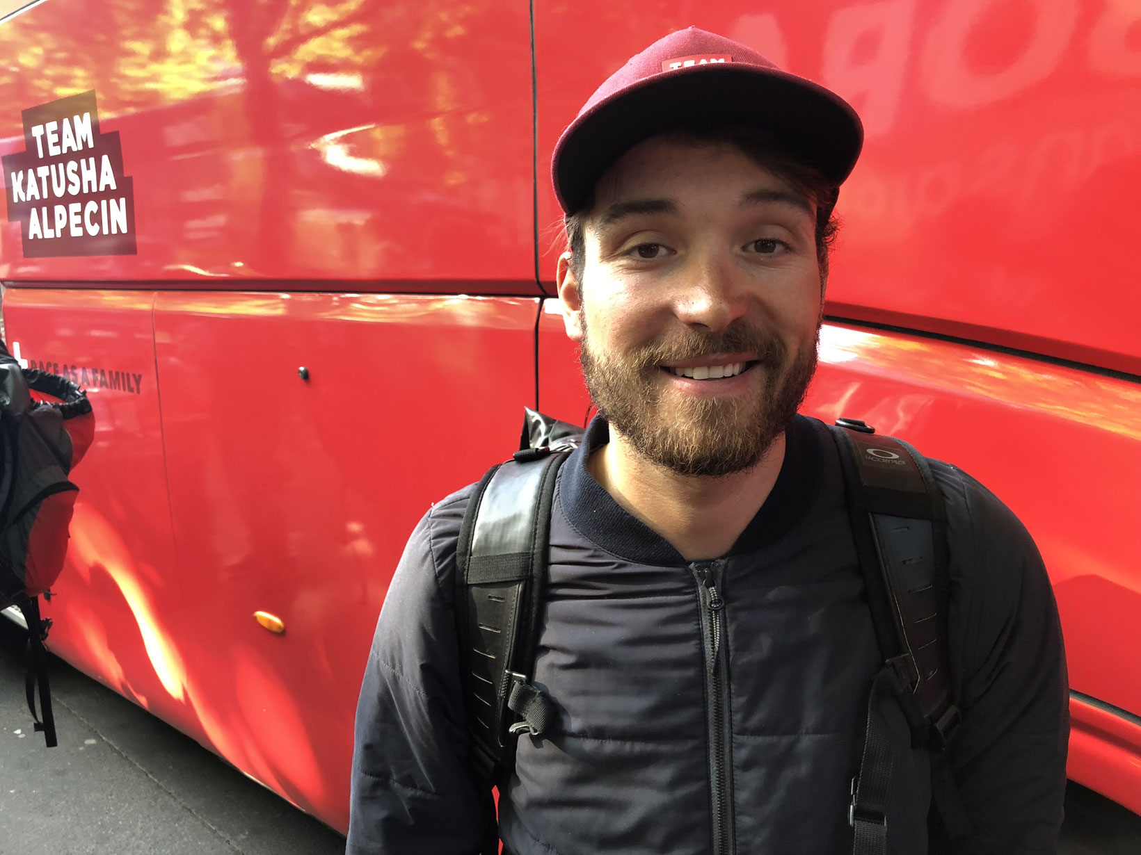 Lächelnd, aber enttäuscht: Rick Zabel.