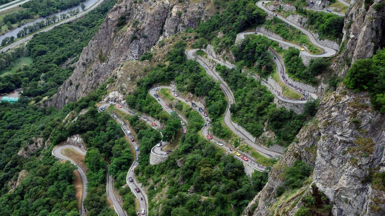 Die spektakulären Spitzkehren von Montvernier wurden erstmals 2015 erklommen.