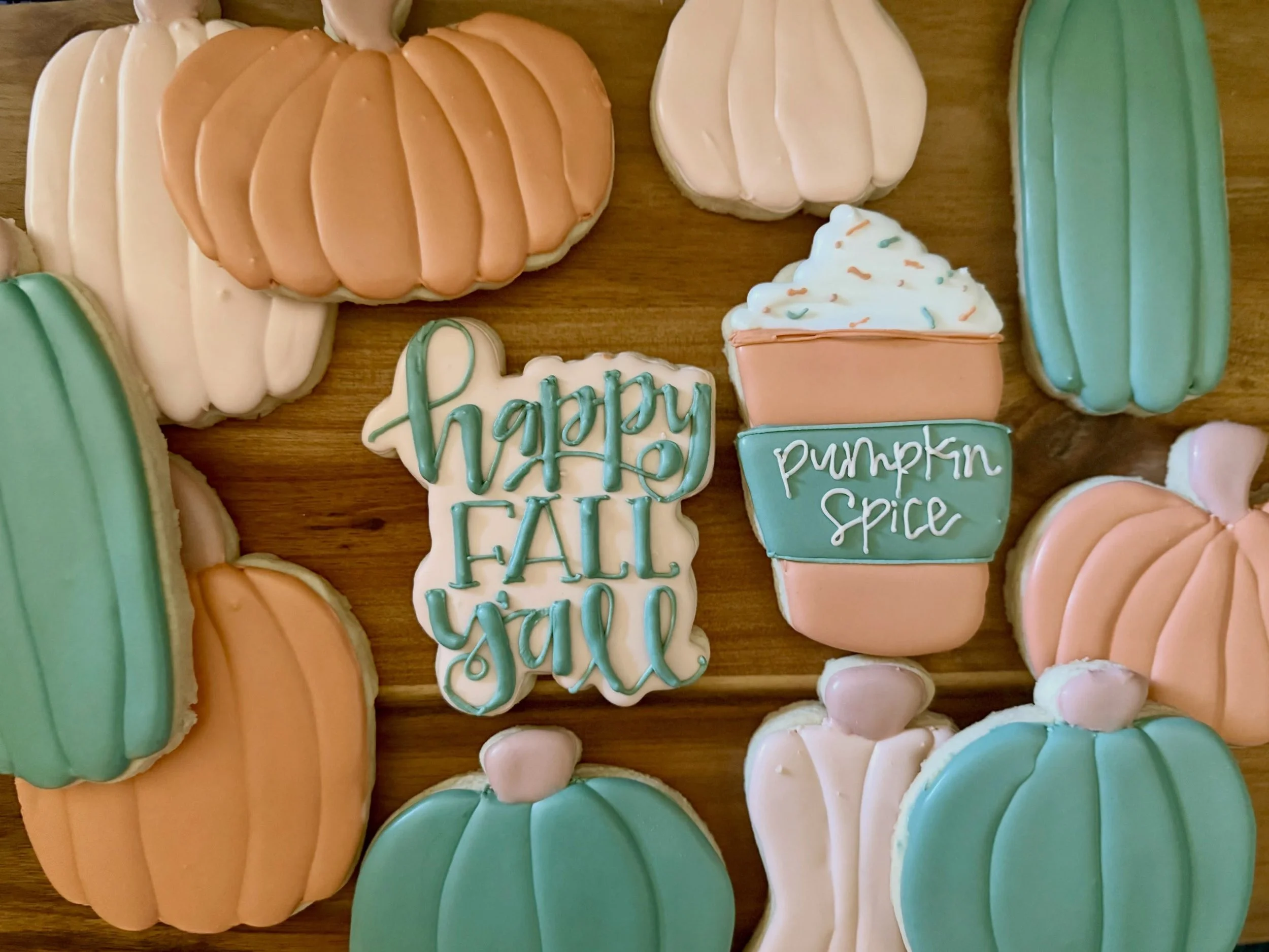 The 1st official day of fall is 9/22 - celebrate with cookies!

Preorder on my website for pickup 9/21. These make the perfect gifts for teachers &amp; friends too.