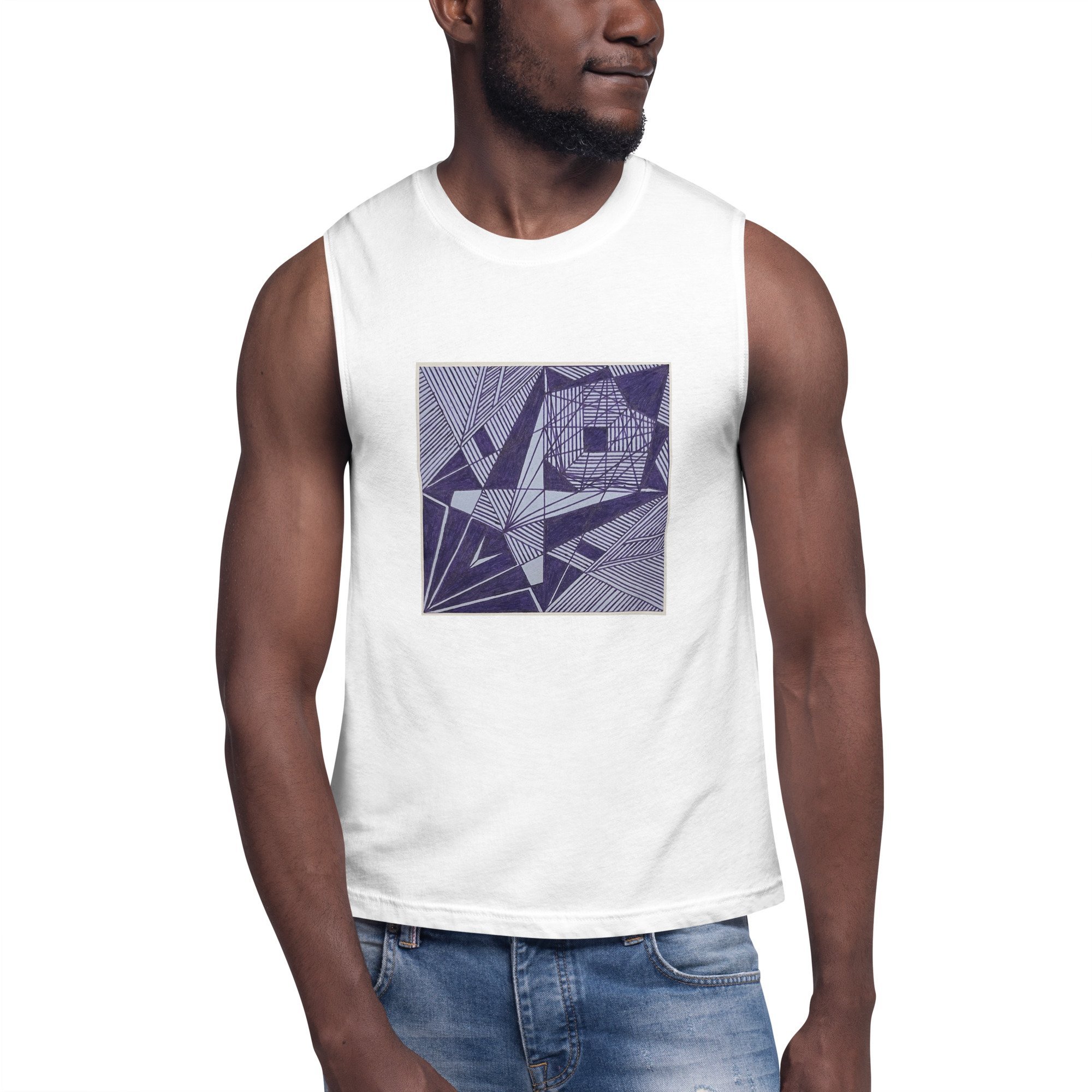 Kalev's abstract art Muscle Shirt