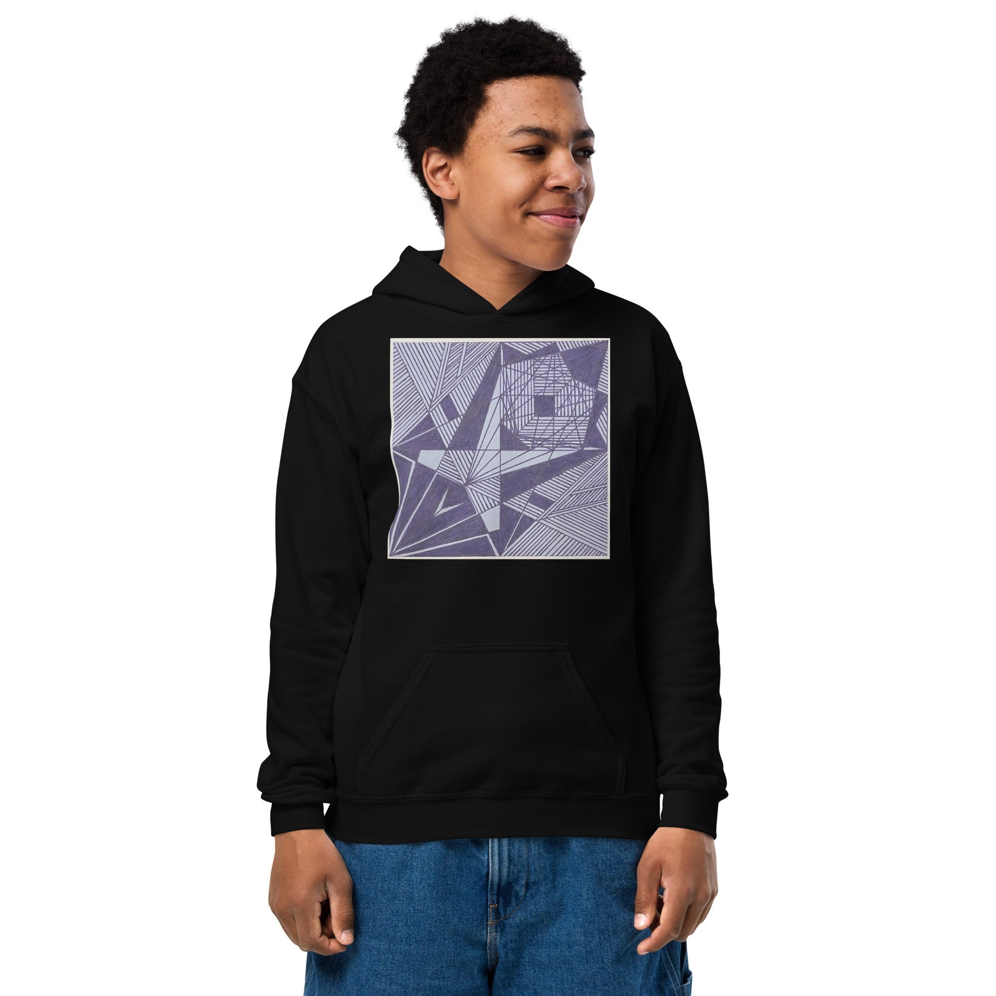 Kalev's Abstract Art Youth Hoodie