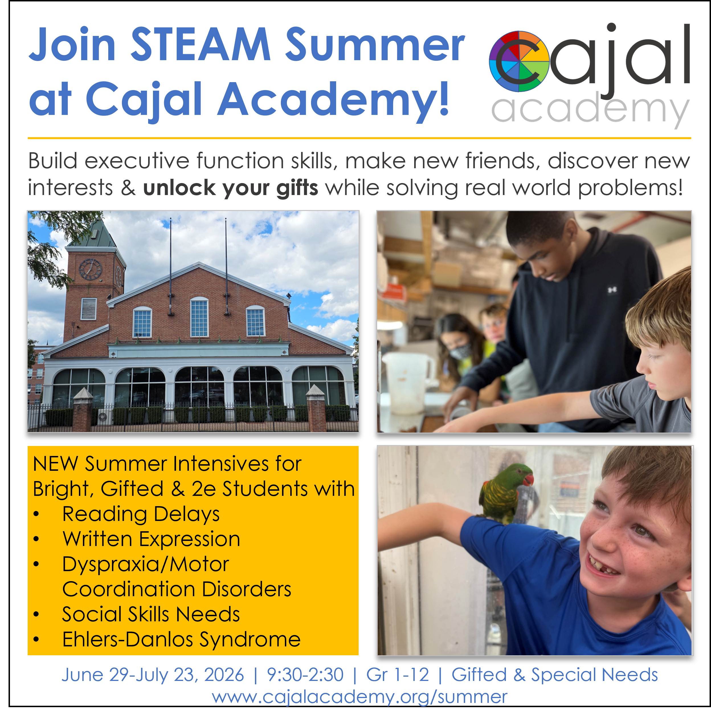 Summer &amp; Fall Info Session &amp; Tour (4/14)