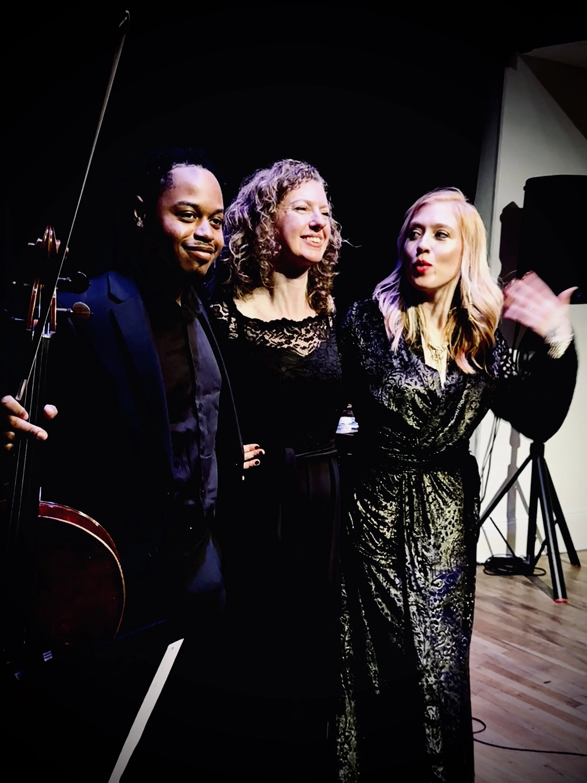 At the close of the performance