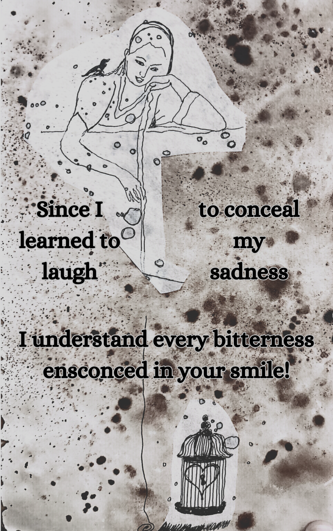 Cantares, manuscript design with English translation