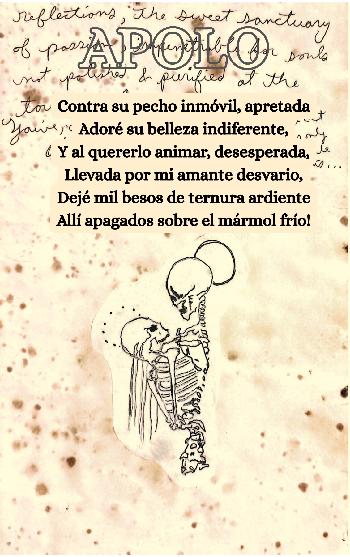 Apolo 2 Manuscript with Spanish text