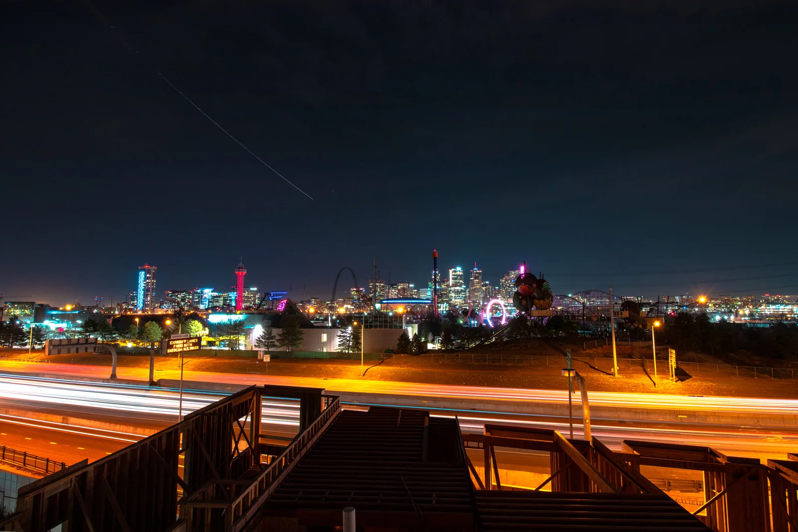 Actual view from the rooftop at 2018 N Bryant #104