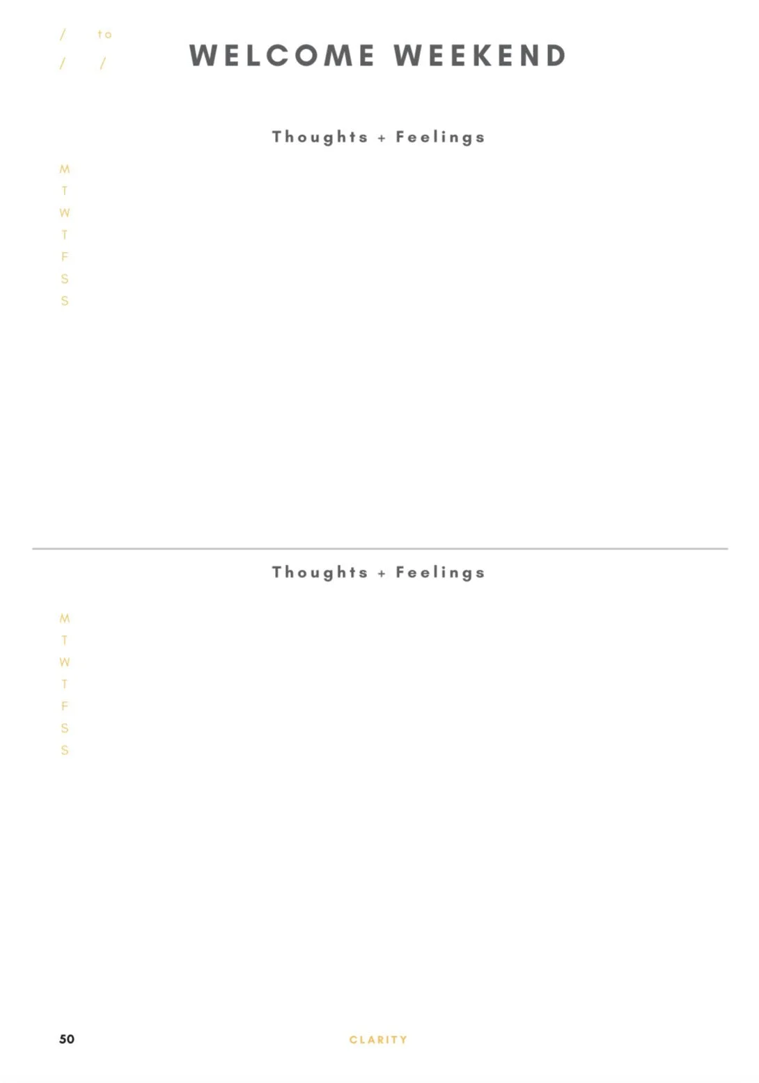 Interior pages, Linen and Butter