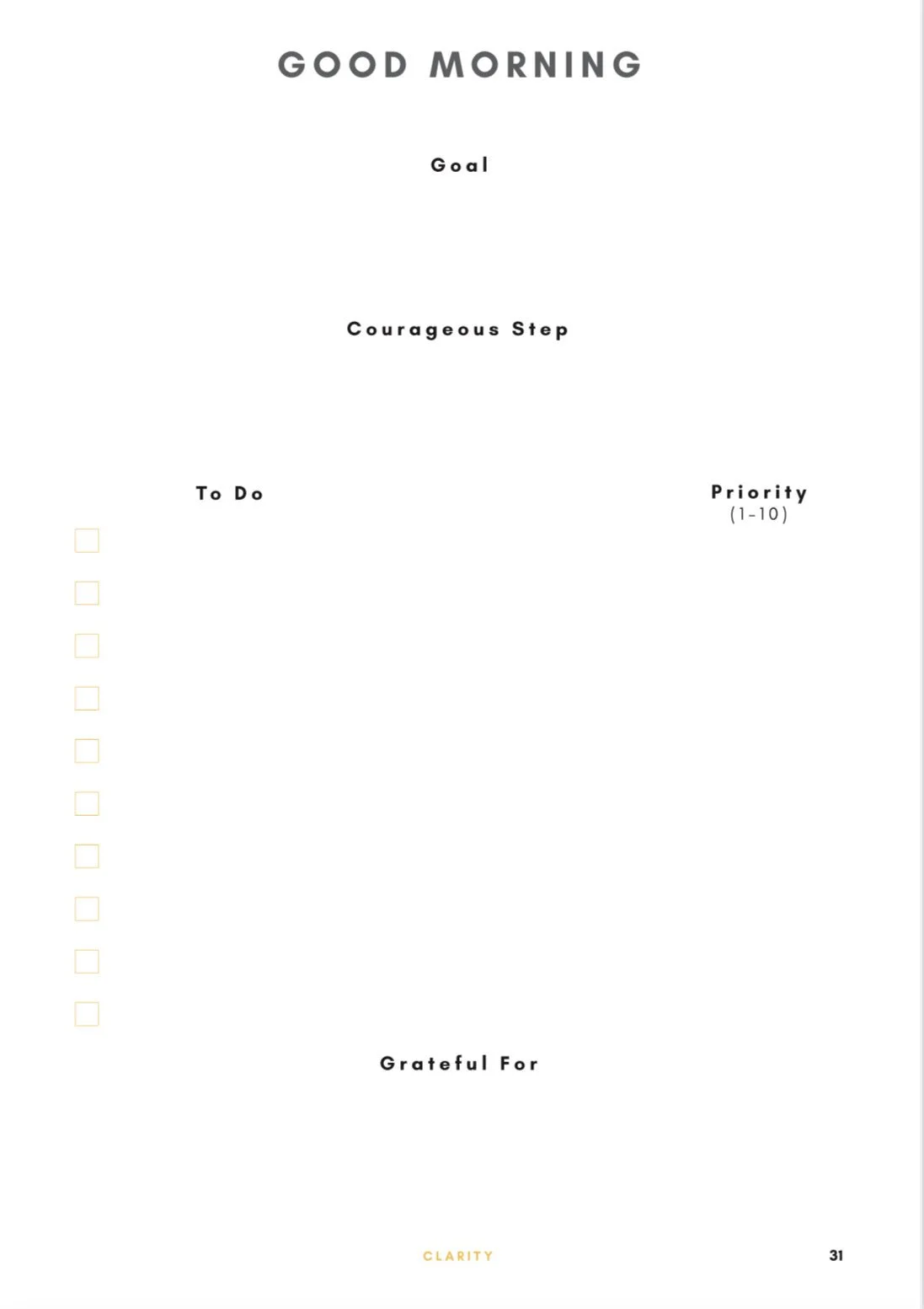 Interior pages, Linen and Butter