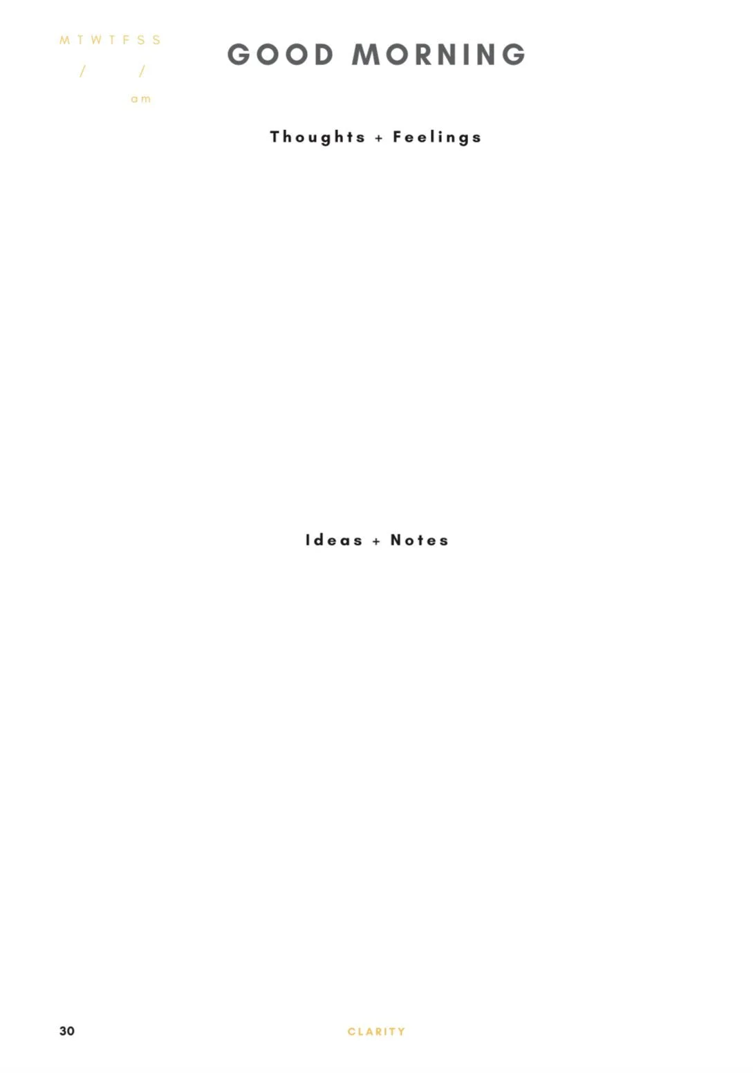 Interior pages, Linen and Butter