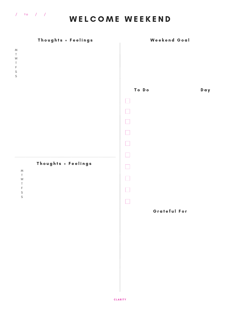 Interior pages, Classic