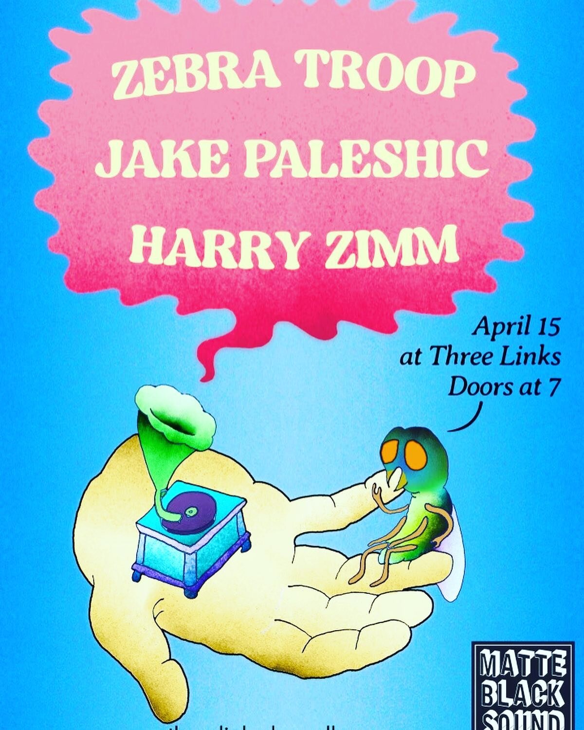 Show coming up in a couple weeks on April 15th at @threelinksdeepellum w/ @harryzimmsongs and @jpaleschic !doors at 7 music at 8