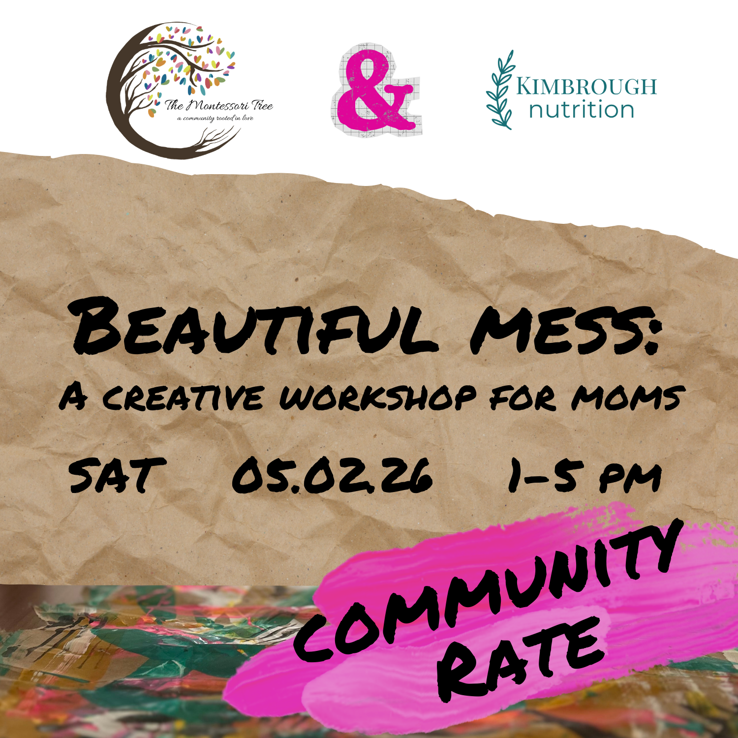 Beautiful Mess: A Zine Workshop for Moms- Community Rate