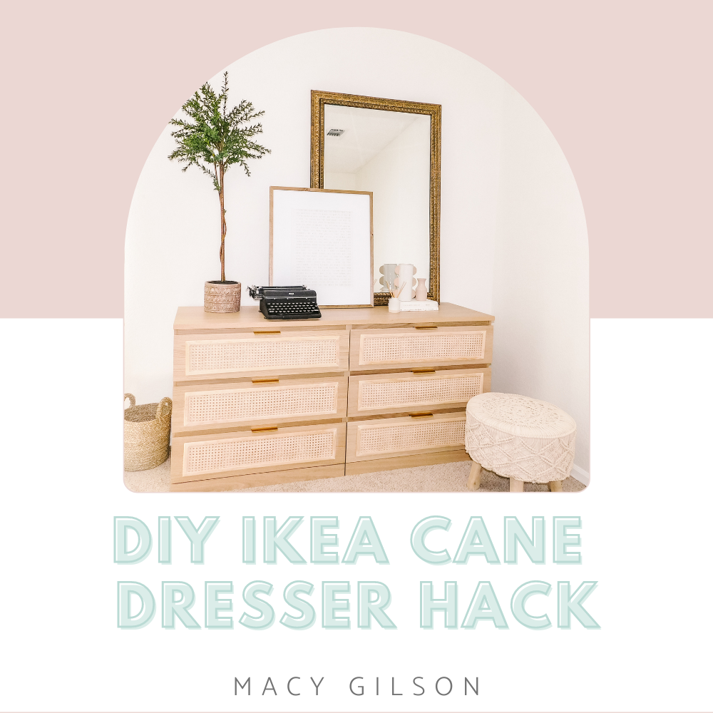 sælge Sætte værktøj DIY Cane Dresser IKEA Hack — Macy Gilson
