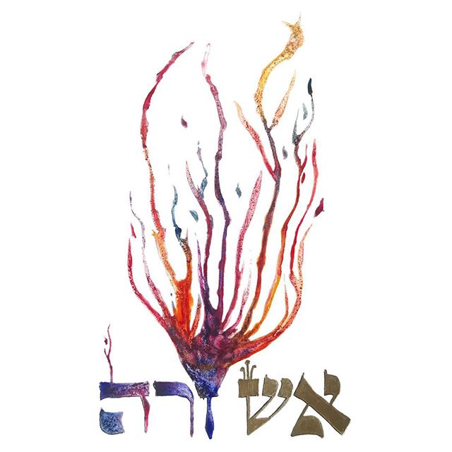 This week we read of the tragic death of Aaron’s sons, Nadav and Avihu. Approaching the altar with their fire pans in an offering to G!d, they were consumed by an overwhelming fire. Perhaps this tragic episode can be viewed differently when we look at the words closely. Since the words לִפְנֵ֥י יְהוָֽה, before G!d, appear three times in this small passage, it may be that the fire that Nadav and Avihu were consumed by was not a punishment from G!d, rather a divine light too bright for humans to witness. We understand further through the Biur Halacha who explains that, though they had best intentions, Nadav and Avihu violated the boundaries that were in place to keep them safe. The word קְדֻשָּׁה, usually translated as holiness, at its root means to separate, distinguished, or set apart. As with any relationship, in order to truly connect to G!d, we need boundaries and containers. What are the structures and boundaries you need in your relationships to keep you grounded?