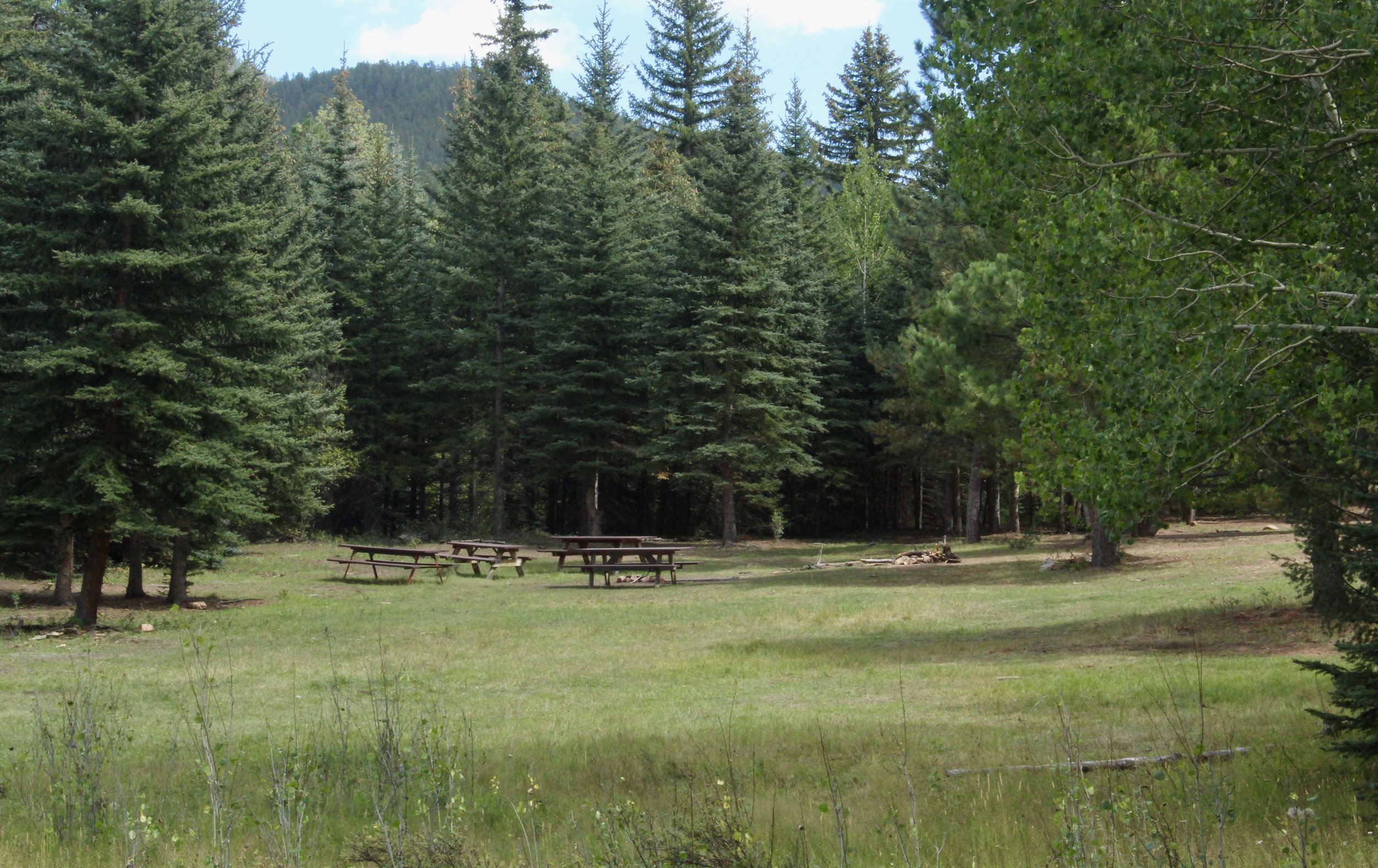 The smaller camping meadow is an idyllic camping location.