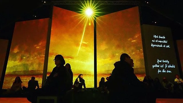 How lovely yellow is, it stands for the sun. ☀️ .
.
.
.
.
.
#vangogh #vincentvangogh #malaga #spain #espana #vangoghalive #vangoghmalaga