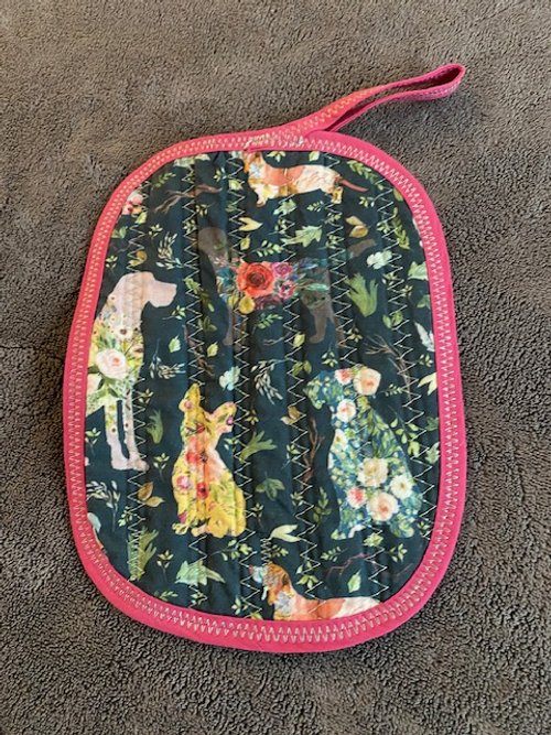 Pot Holder - "Calico Dogs"