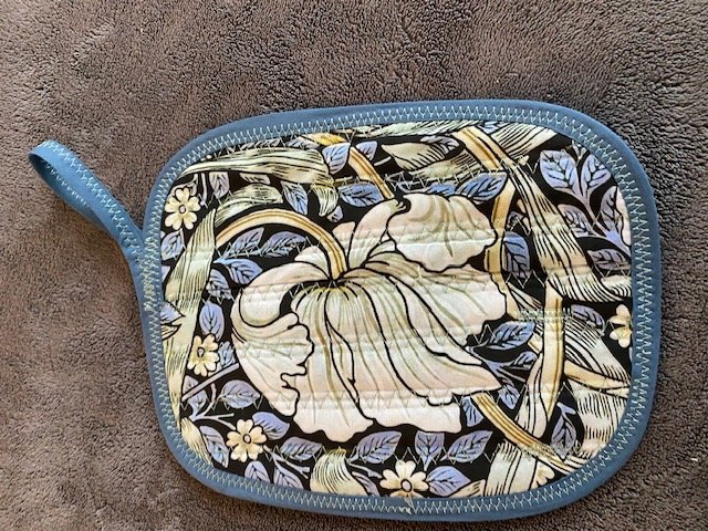 Pot Holder - "Blue Poppy"