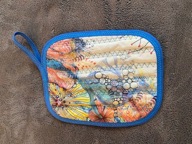 Pot Holder - "Underwater Garden"