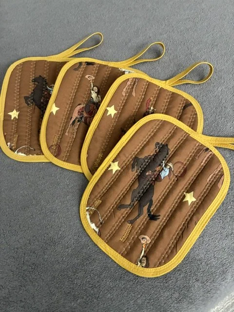 Potholder - "Rodeo Stars"