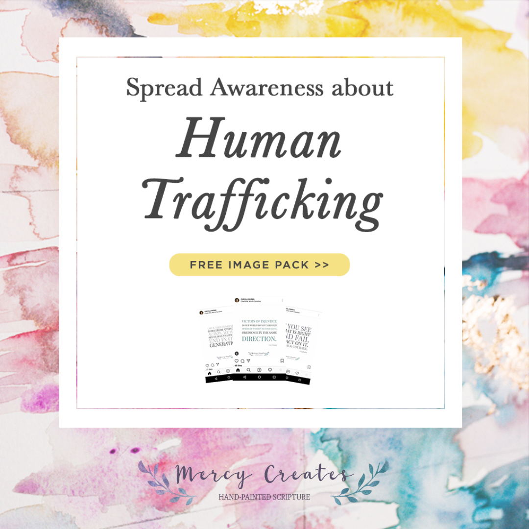 Human Trafficking Quote Pack Cover. Mercy Creates