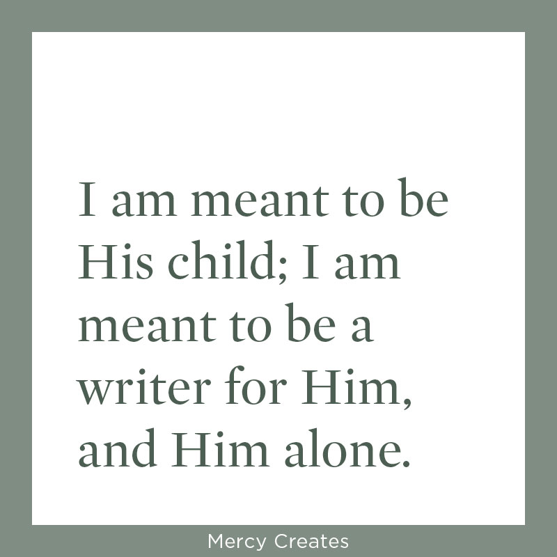 Child of God. Mercy Creates