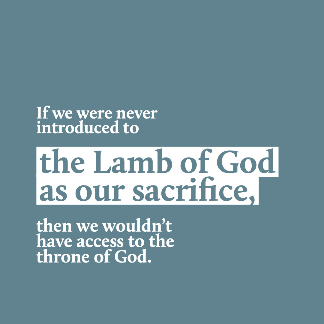If we weren’t introduced to the Lord we can’t have access to the throne of God. Mercy Creates
