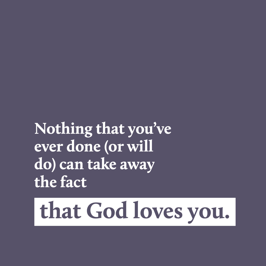 God loves you. Mercy Creates