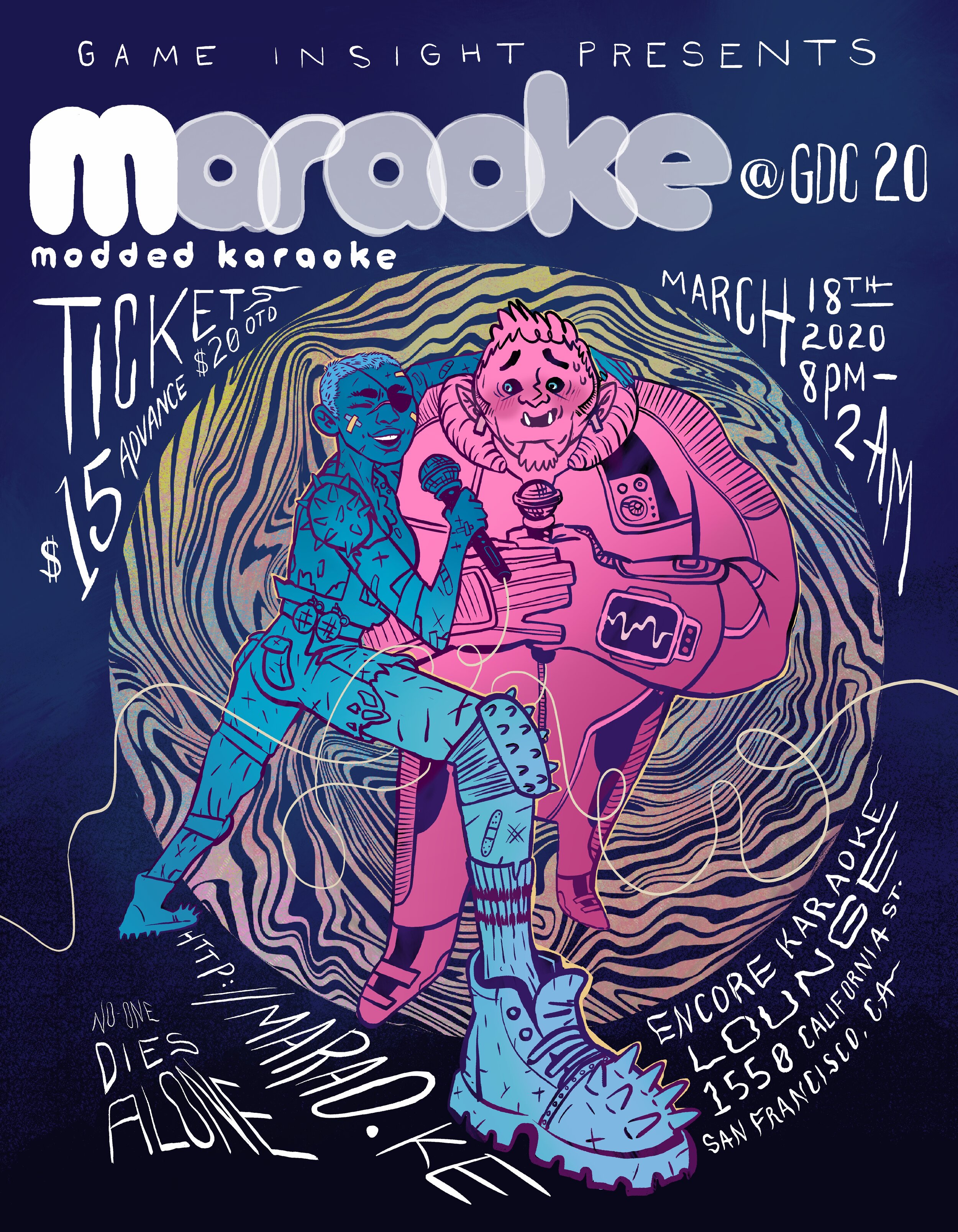 GDC 2020 Maraoke Poster