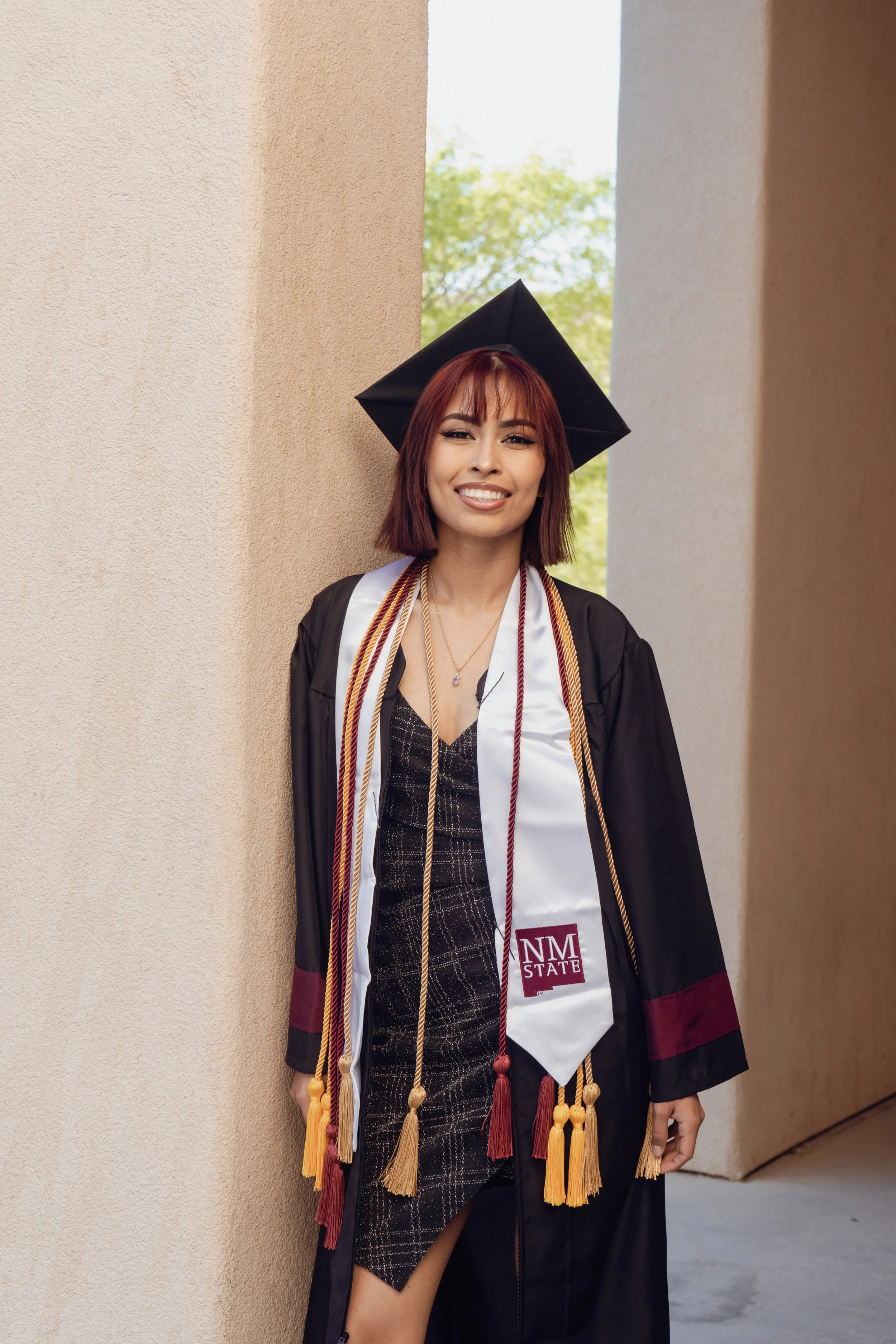 Graduation portrait photography El Paso Texas – New Mexico State University NMSU senior graduation photo session by Jeanette Nevarez Photography
