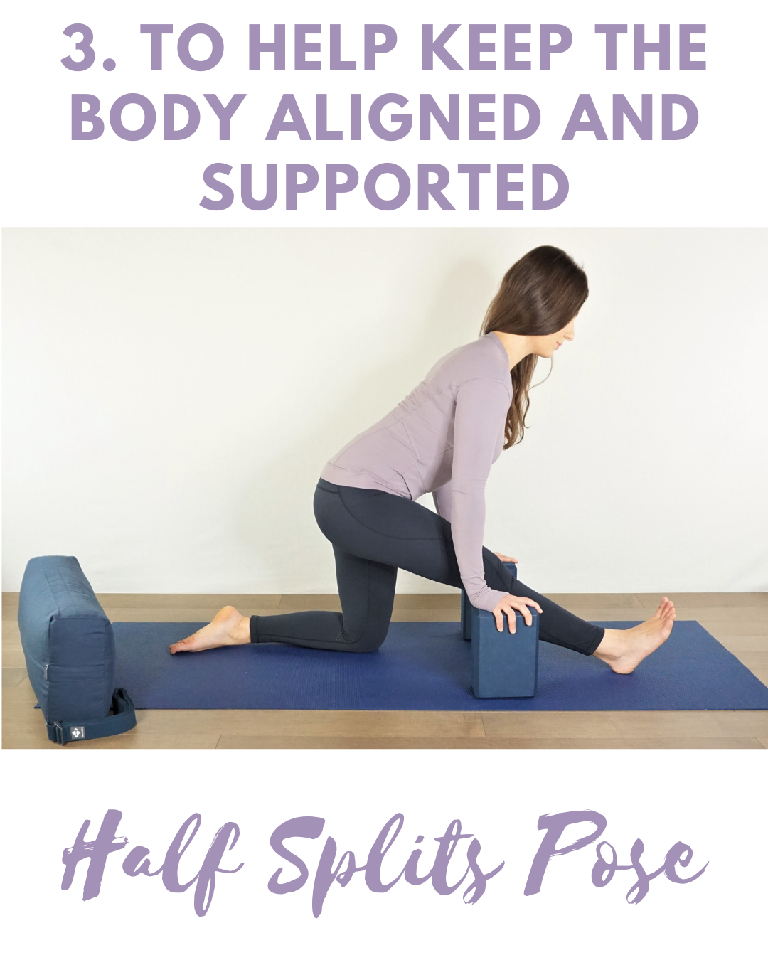 FILA Yoga Block (Blue) - Core Fitness - Balance/Alignment